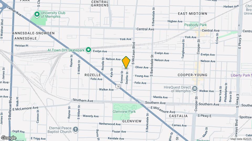 927 Seattle St Map and Location Details