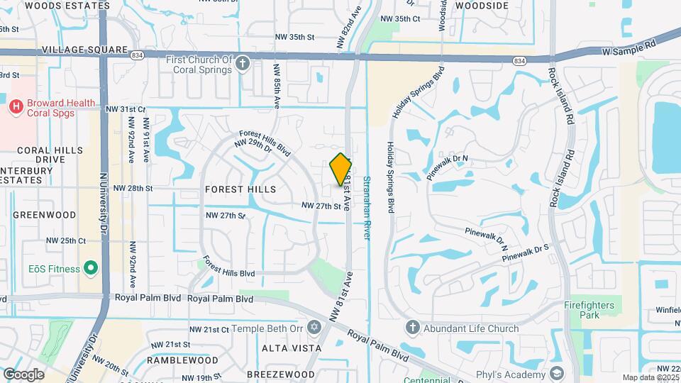 2710 Riverside Dr, Unit 2710 Map and Location Details