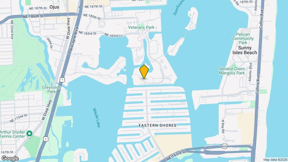 1000 E Island Blvd-Unit -1005C Mapa y Detalles de la Ubicación