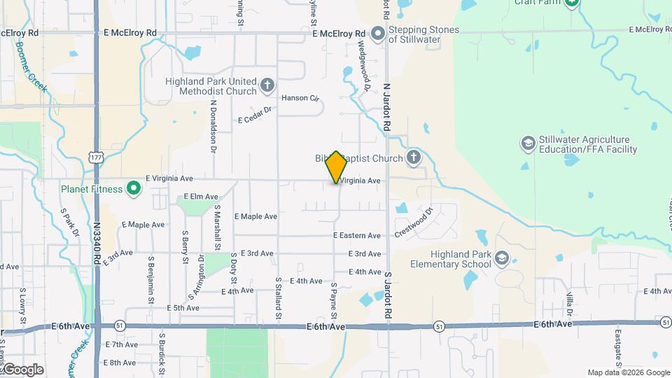 110 S Payne St Map and Location Details