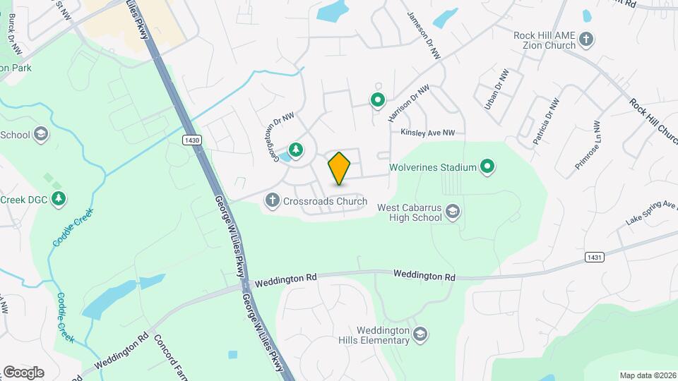 2728 Sunberry Ln NW Mapa y Detalles de la Ubicación