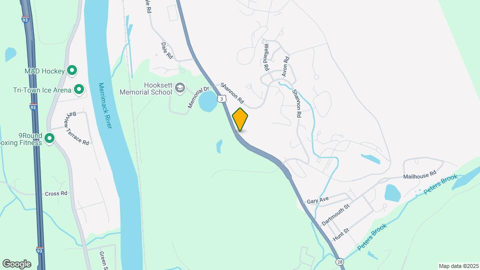 1465 Hooksett Rd Mapa y Detalles de la Ubicación