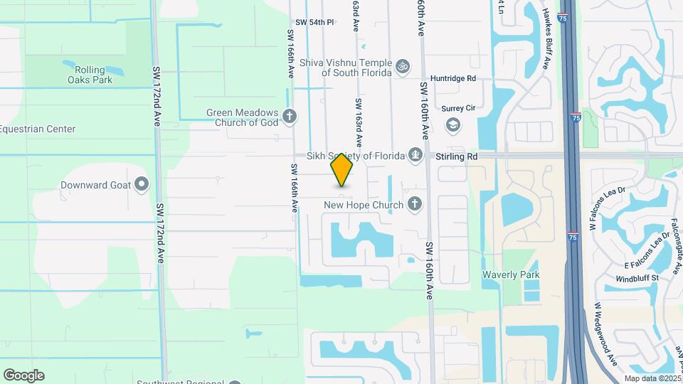 16541 SW 62nd St Mapa y Detalles de la Ubicación