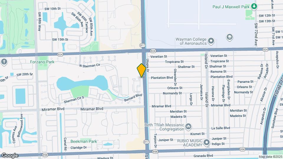 2173 SW 80th Terrace Map and Location Details