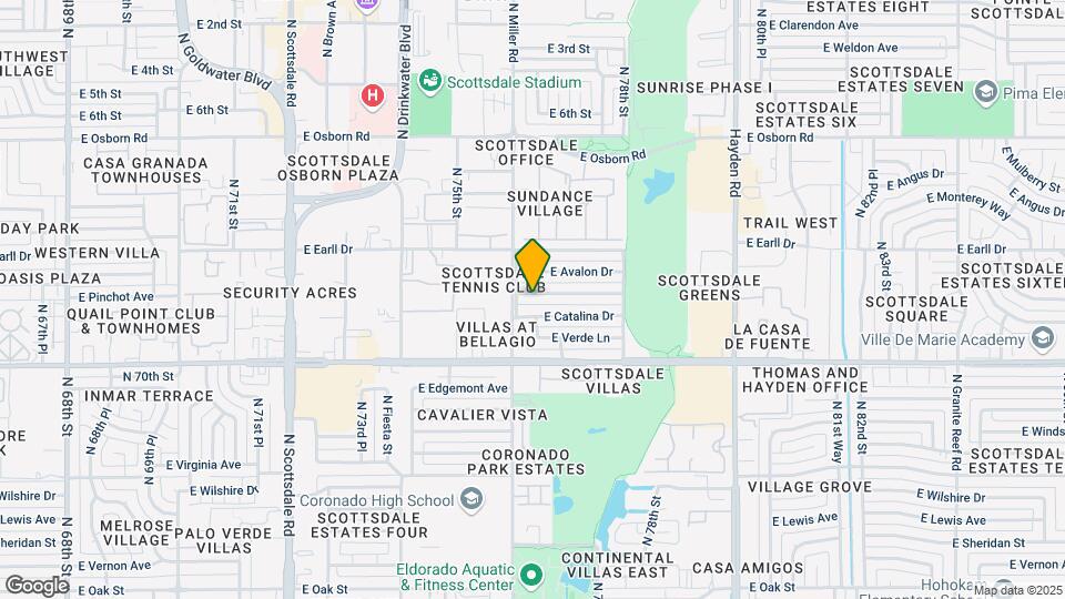 7615 E Pinchot Ave Map and Location Details