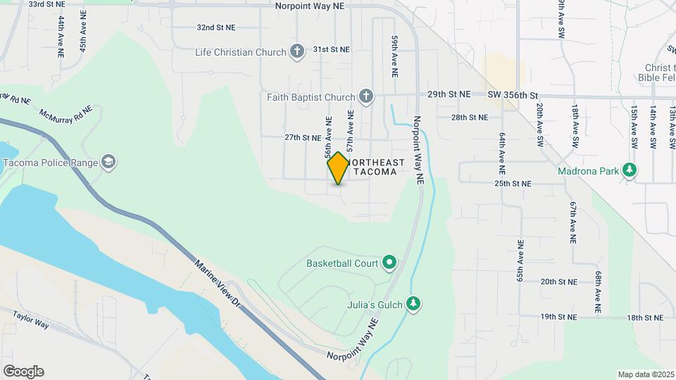 5605 24th St NE Map and Location Details