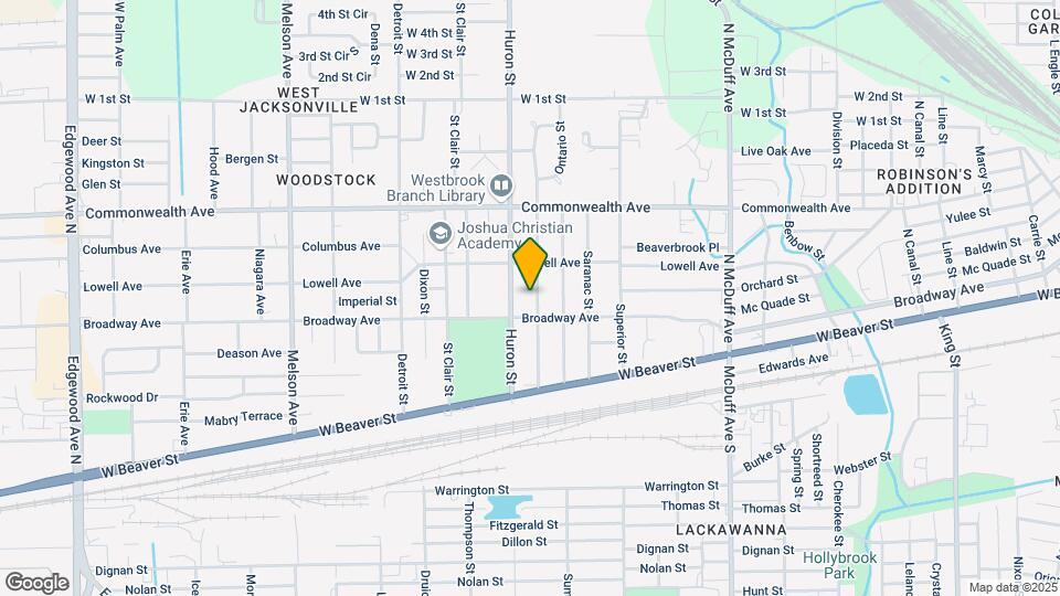 822 Mackinaw St Map and Location Details