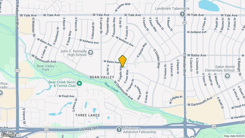 2964 S Ingalls Way Mapa y Detalles de la Ubicación