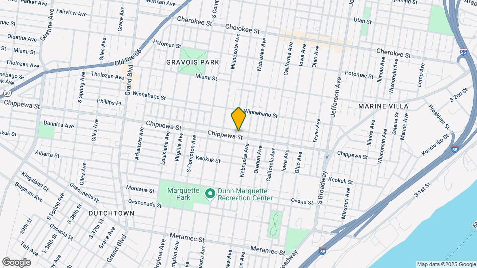 2923 Chippewa St Mapa y Detalles de la Ubicación