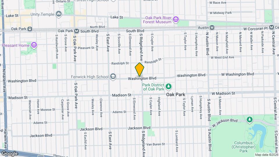 408 S Maple Ave Map and Location Details