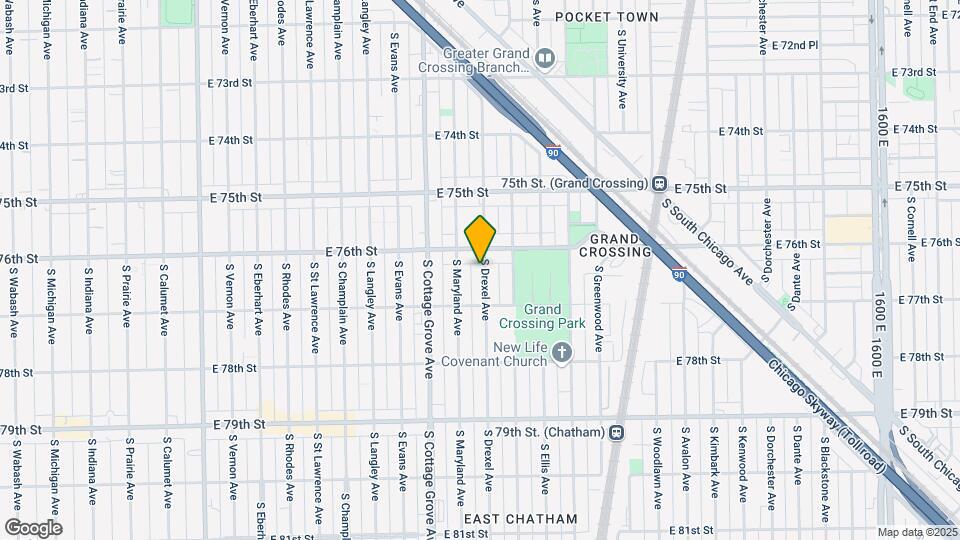 7618 S Drexel Ave Map and Location Details