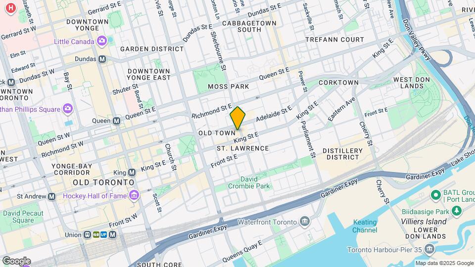 333 Adelaide St E Map and Location Details