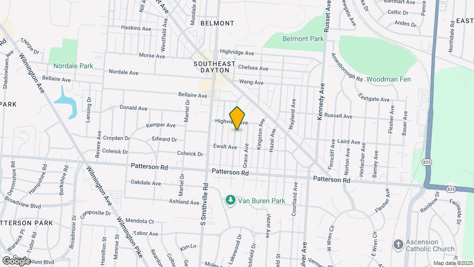 2824 Dwight Ave Map and Location Details