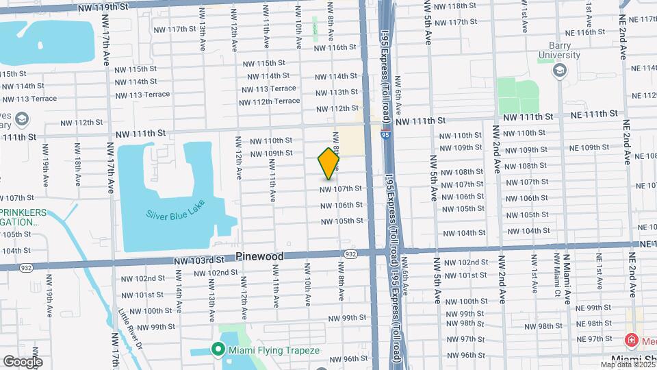 825 NW 107th St Mapa y Detalles de la Ubicación