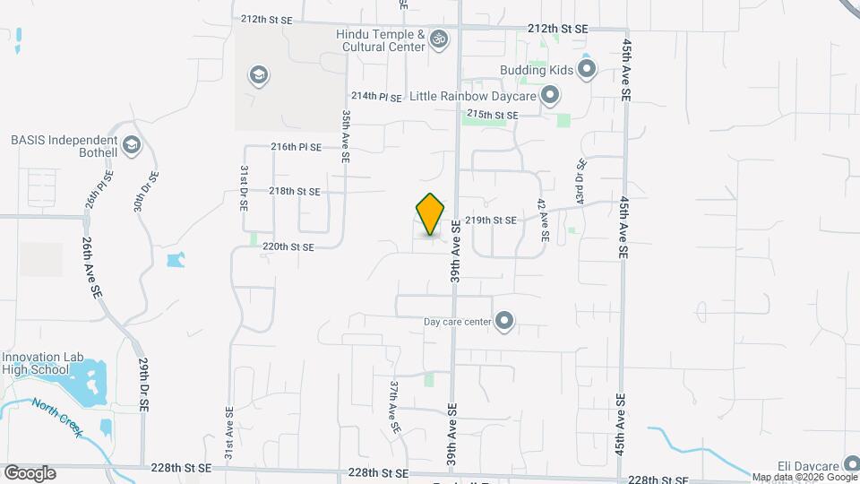 3804 219th Pl SE Mapa y Detalles de la Ubicación