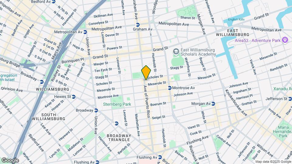 192 Graham Ave Mapa y Detalles de la Ubicación