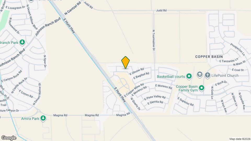 2532 E Olivine Rd Mapa y Detalles de la Ubicación