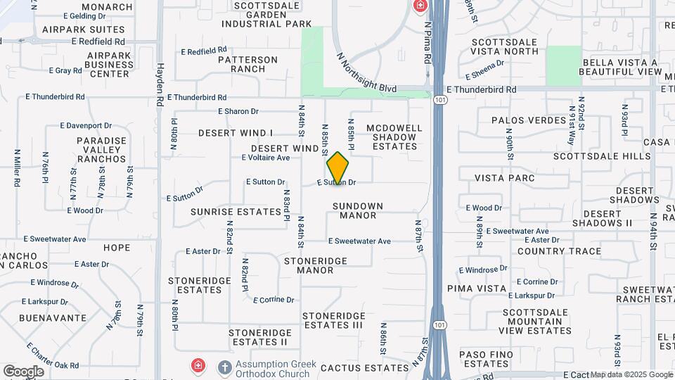 8515 E Sutton Dr Map and Location Details