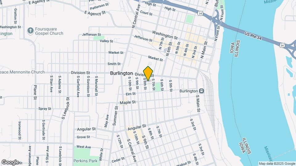 714 Aetna St Map and Location Details