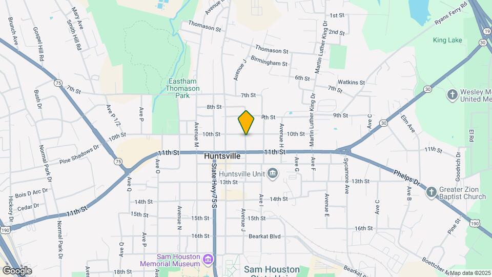 1017 Avenue J Map and Location Details