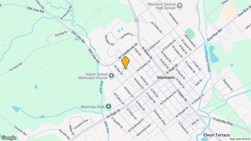 130 N Grant St Map and Location Details