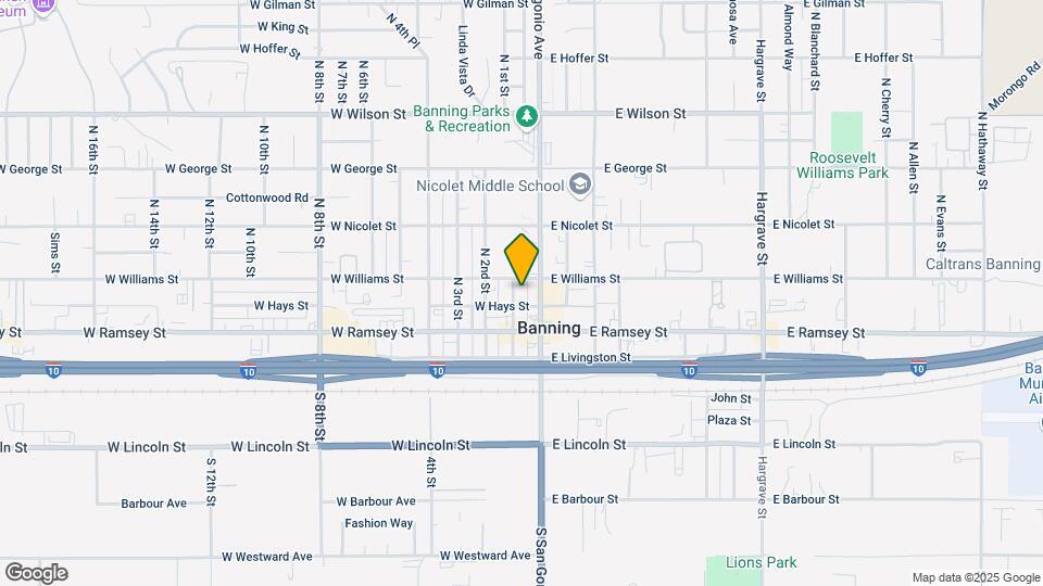 144 N 1st St Mapa y Detalles de la Ubicación