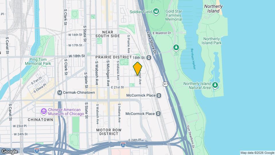 331 E Cullerton St Map and Location Details