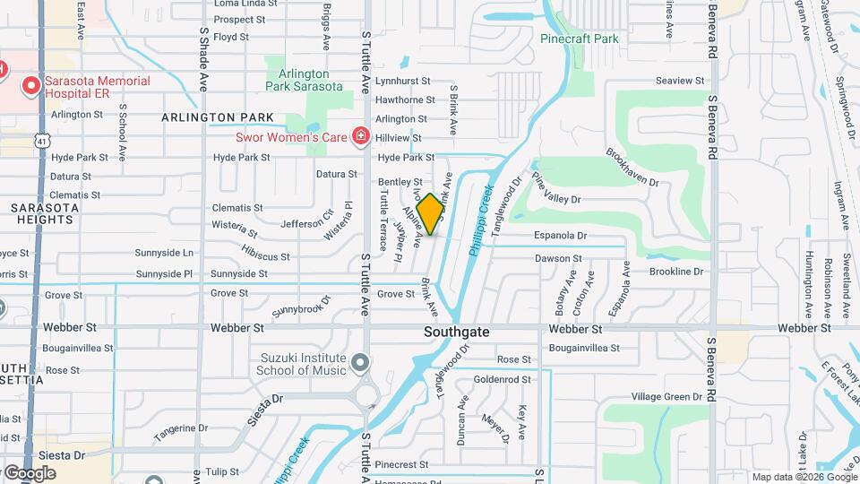 2408 Brink Ave Map and Location Details