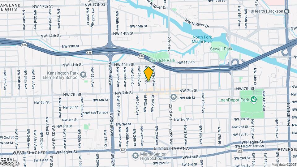 761-763 NW 23rd Ct Map and Location Details