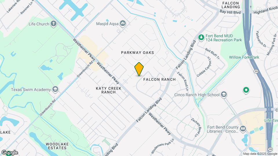 2806 Shadow Canyon Ln Map and Location Details