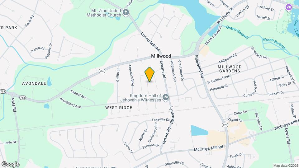 460 Conifer St Map and Location Details