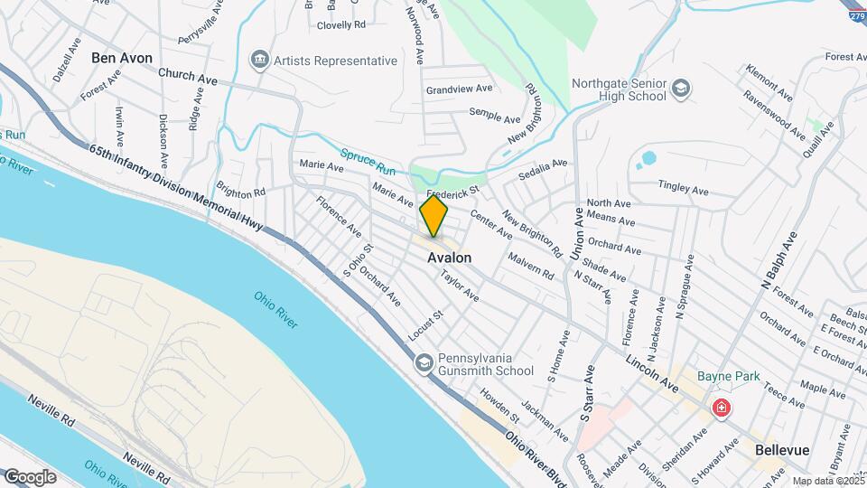 624 California Avenue Mapa y Detalles de la Ubicación