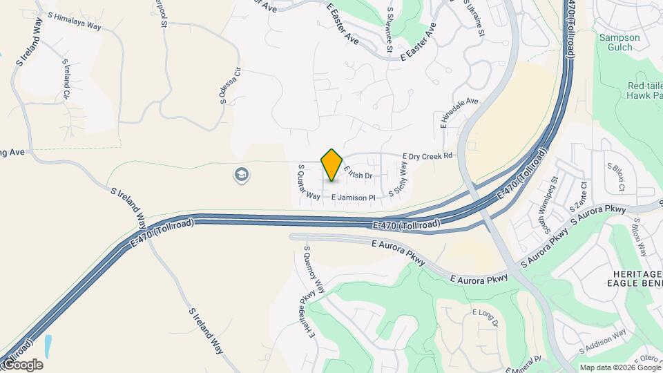 7582 S Quemoy St Map and Location Details