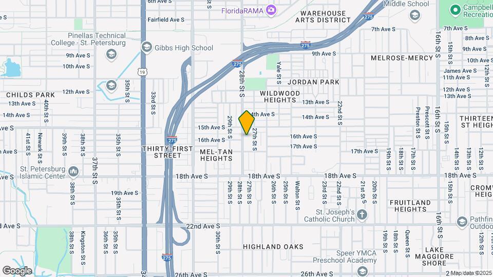 1534 28th St N Map and Location Details
