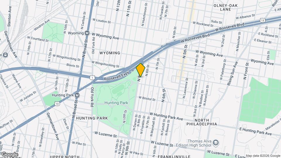 4417 N 9th St Map and Location Details