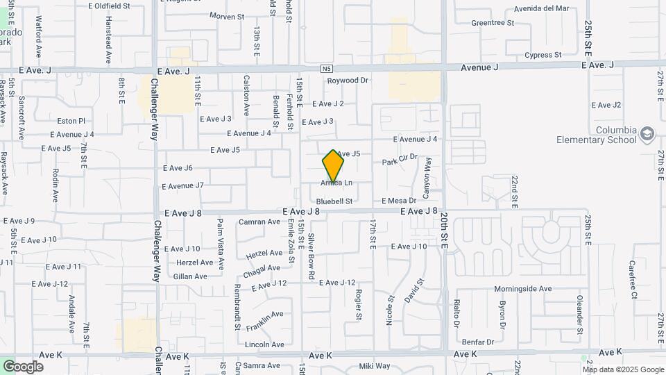 1558 Arnica Ln Mapa y Detalles de la Ubicación