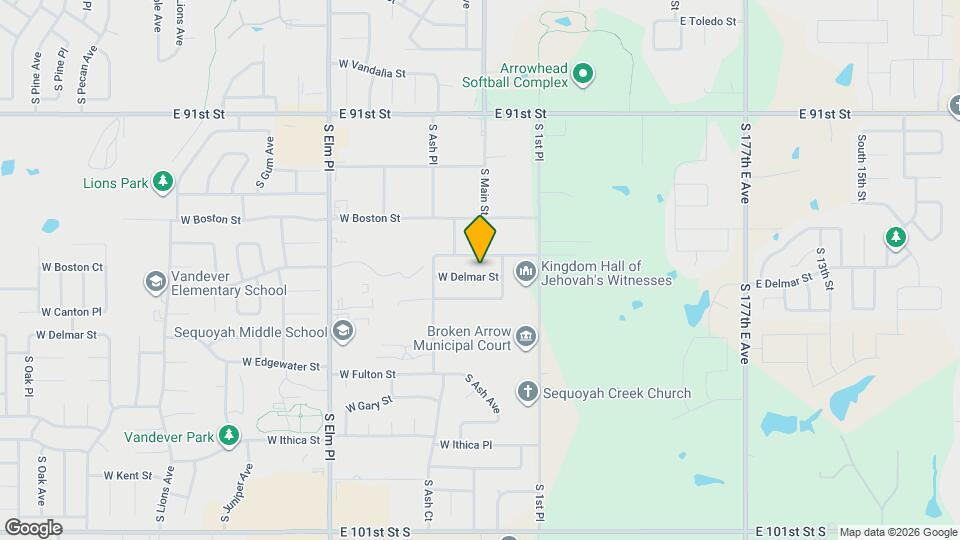 112 W Delmar St Map and Location Details