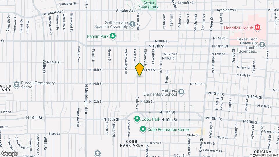 1433 Park Ave Map and Location Details