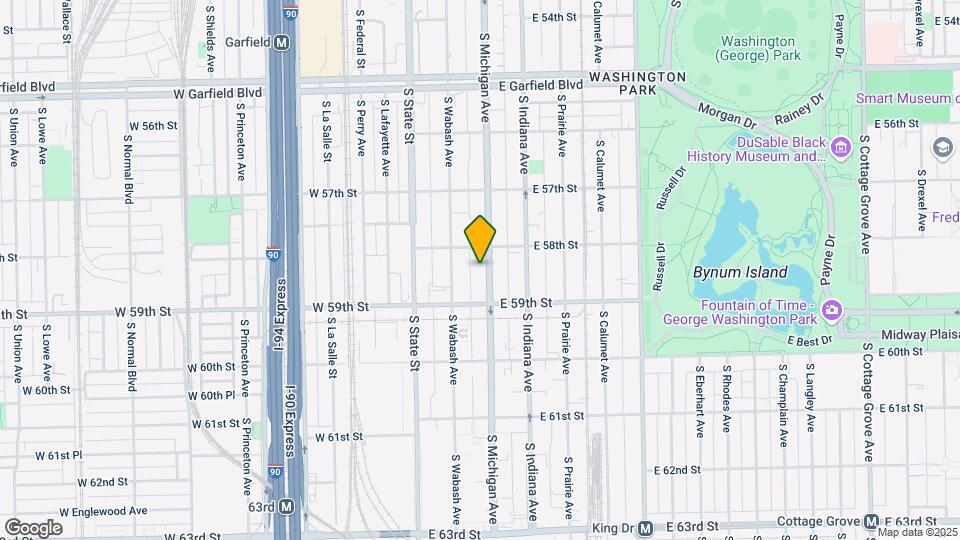 5826 S Michigan Ave Map and Location Details