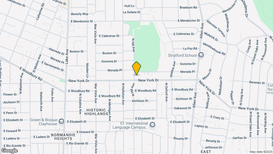 1942 Hill Ave Mapa y Detalles de la Ubicación