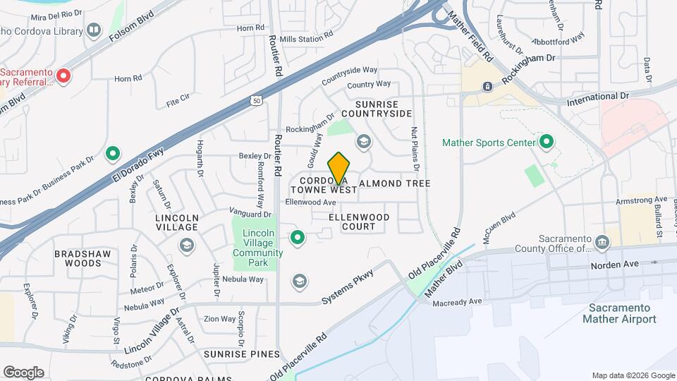 10162 De Soto Way Map and Location Details