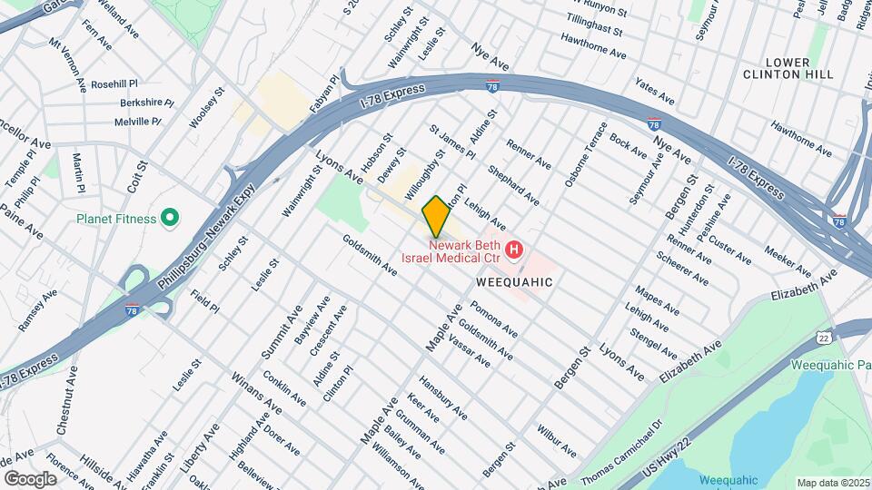 377-383 Clinton Pl Mapa y Detalles de la Ubicación