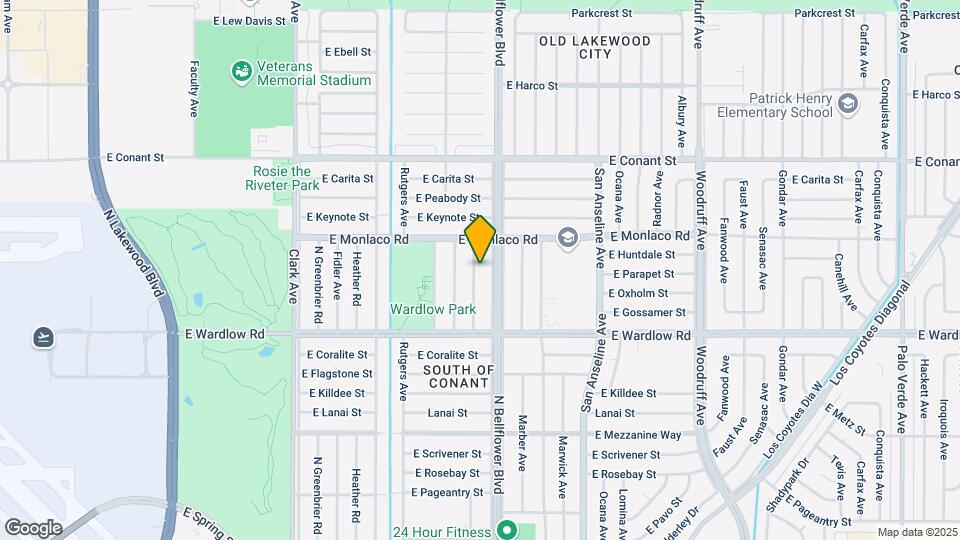 3502 Montair Ave Map and Location Details