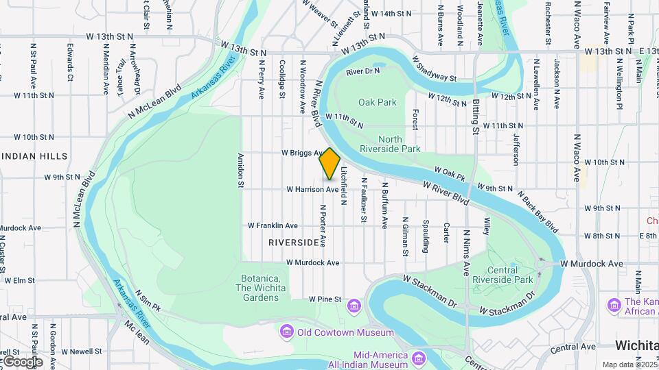 1520 W Harrison St Map and Location Details