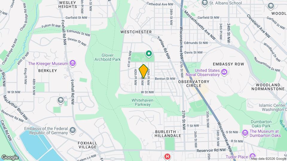 2243 40th St NW Map and Location Details