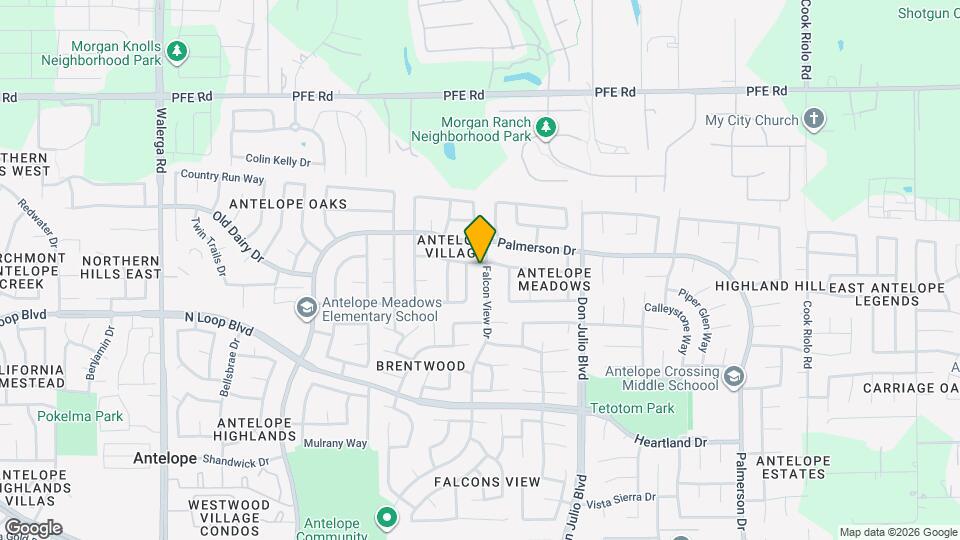 8433 Falcon View Dr Map and Location Details