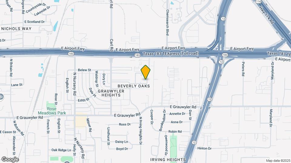 1603 Brentwood Dr Map and Location Details