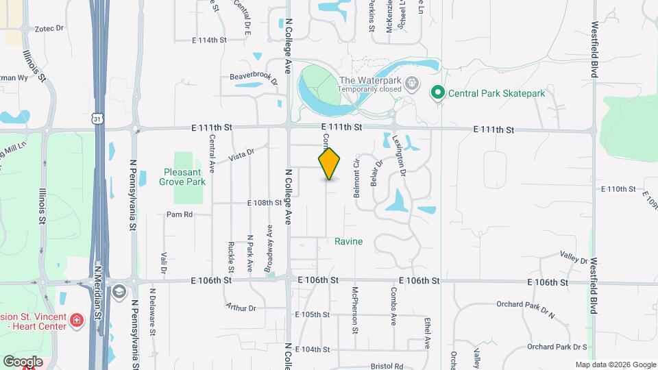 10941 Cornell Ave Map and Location Details