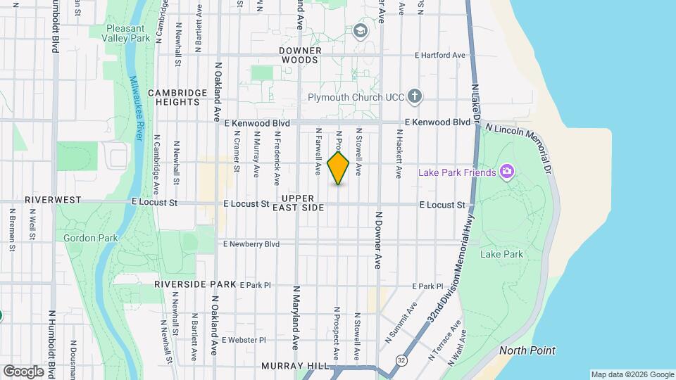2908 N Prospect Ave Mapa y Detalles de la Ubicación
