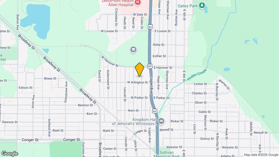 511 Cutler St Map and Location Details